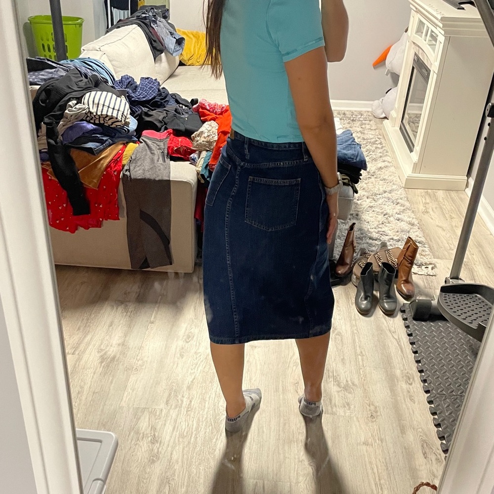 J Crew Denim Skirt - Picture 3 of 5